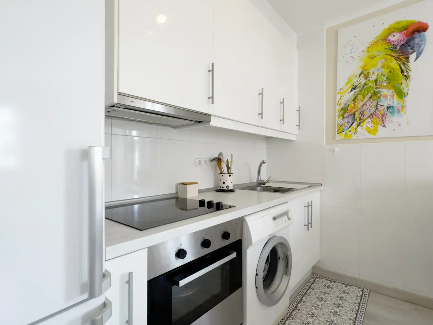 Küche von Wohnungen zum Verkauf in L'Escala mit Klimaanlage, Parkett und Terrasse