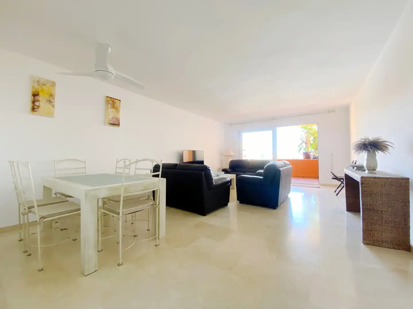Living room of Apartments for sale in Manilva  with Private garden, Terrace and Storage room