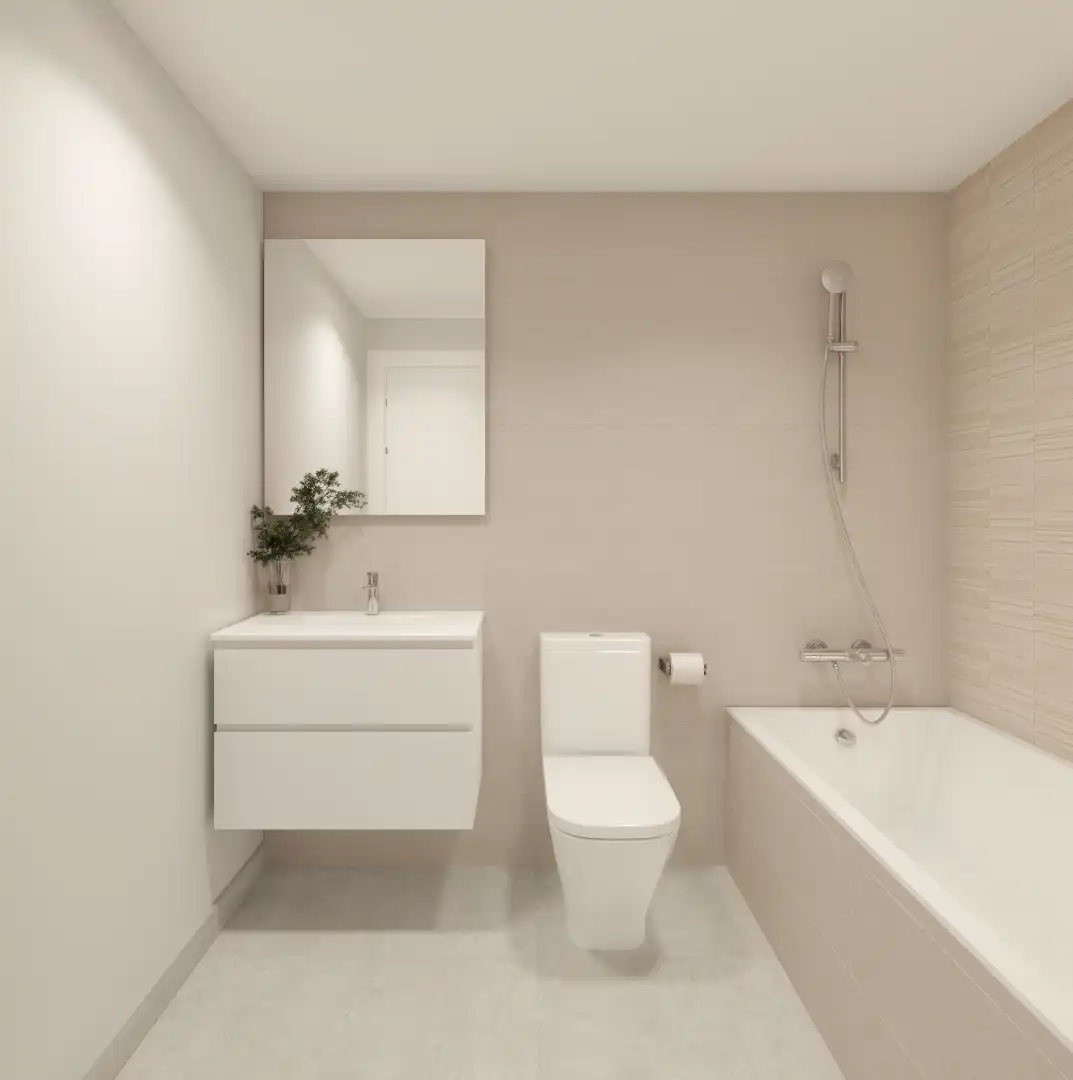 Baño de Piso en venta en Sevilla con Terraza, Trastero y Piscina comunitaria