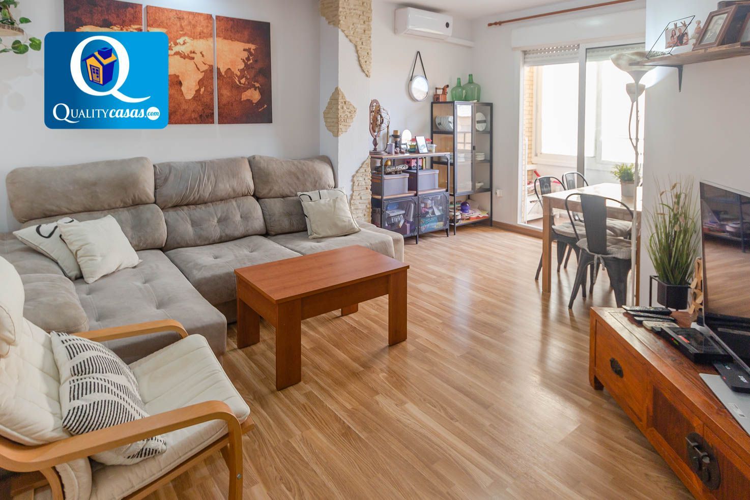 Living room of Flat for sale in San Vicente del Raspeig / Sant Vicent del Raspeig  with Air Conditioner, Heating and Storage room