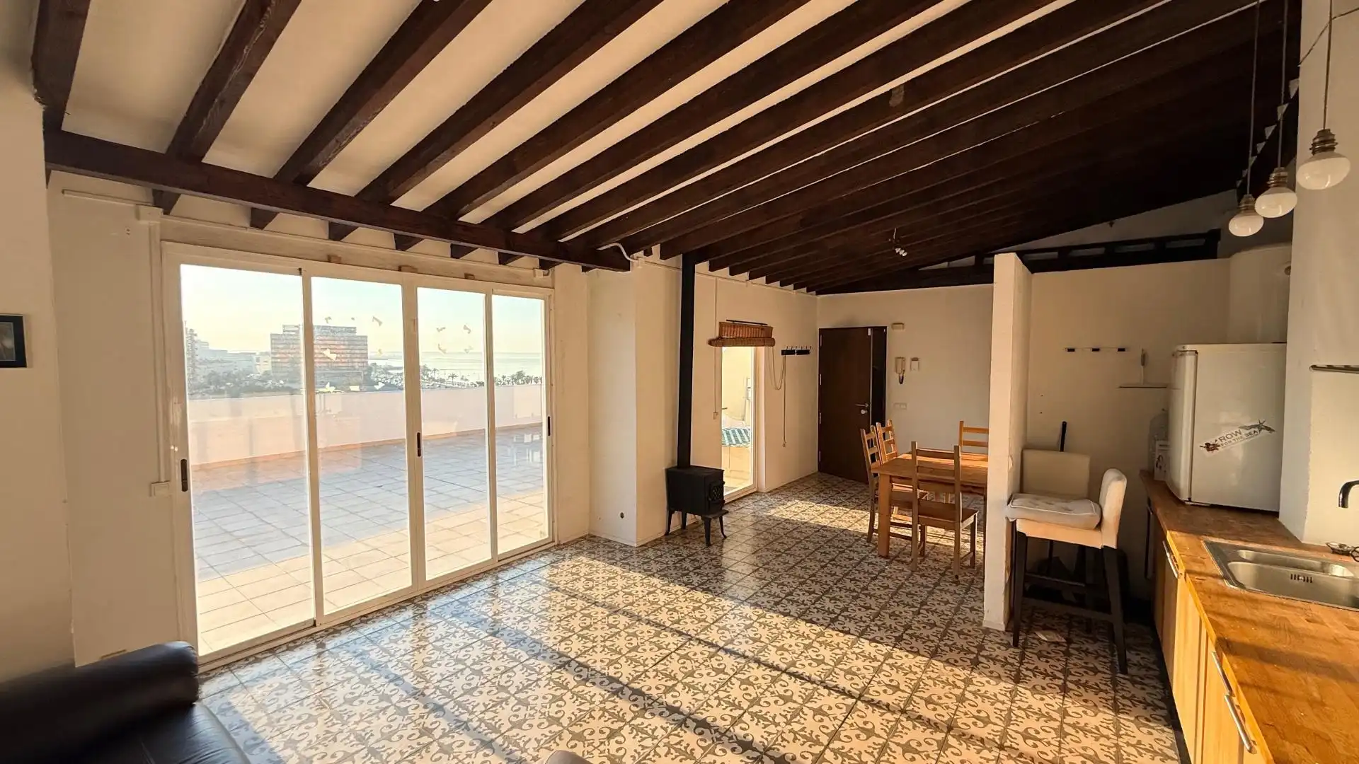 Wohnzimmer von Dachboden zum Verkauf in  Palma de Mallorca mit Terrasse