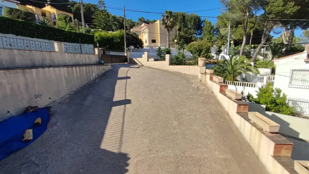 Vista exterior de Casa o chalet en venta en Oliva con Jardín privado, Terraza y Amueblado