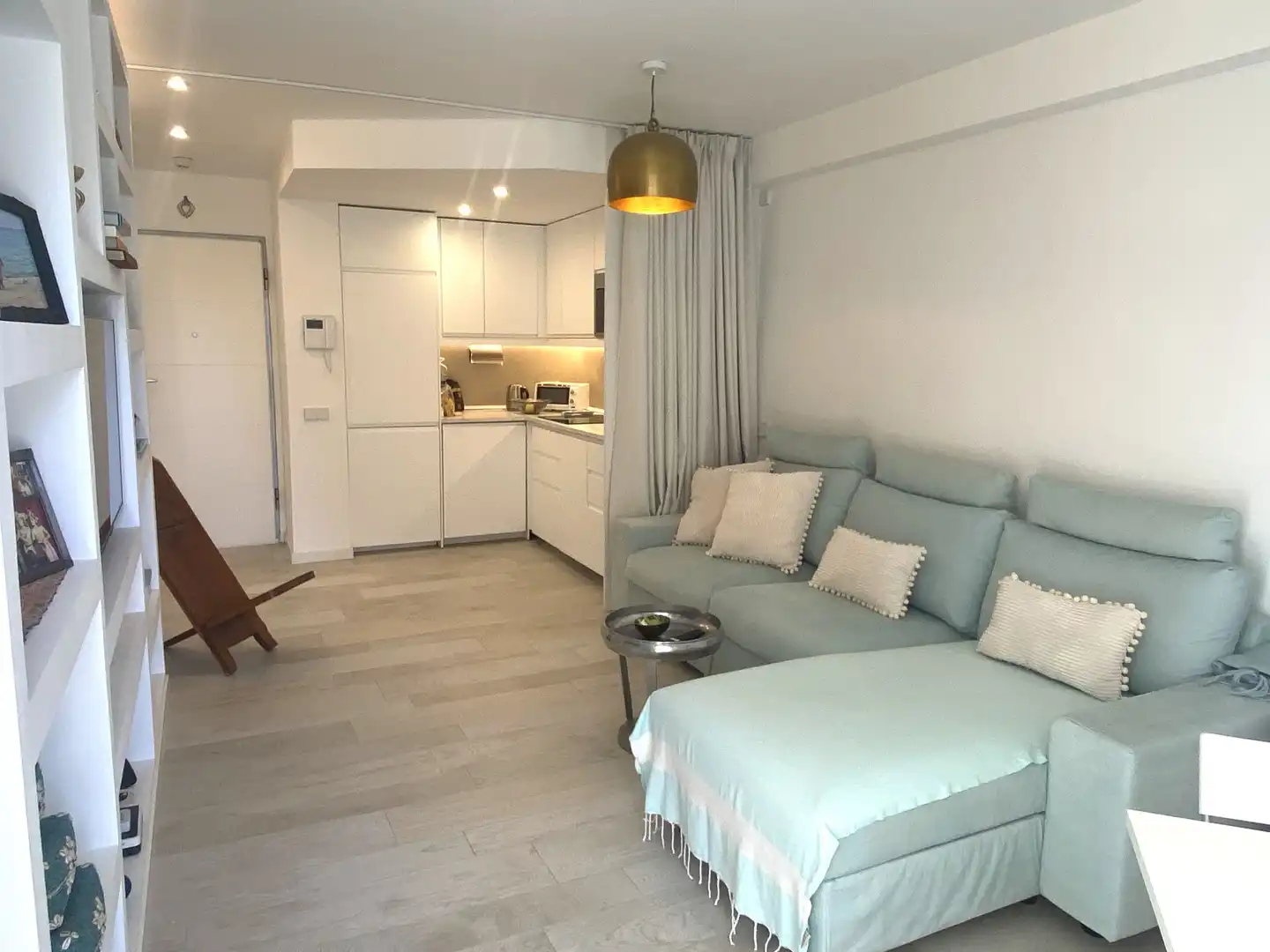 Sala d'estar de Apartament en venda en Eivissa amb Calefacció, Jardí privat i Moblat