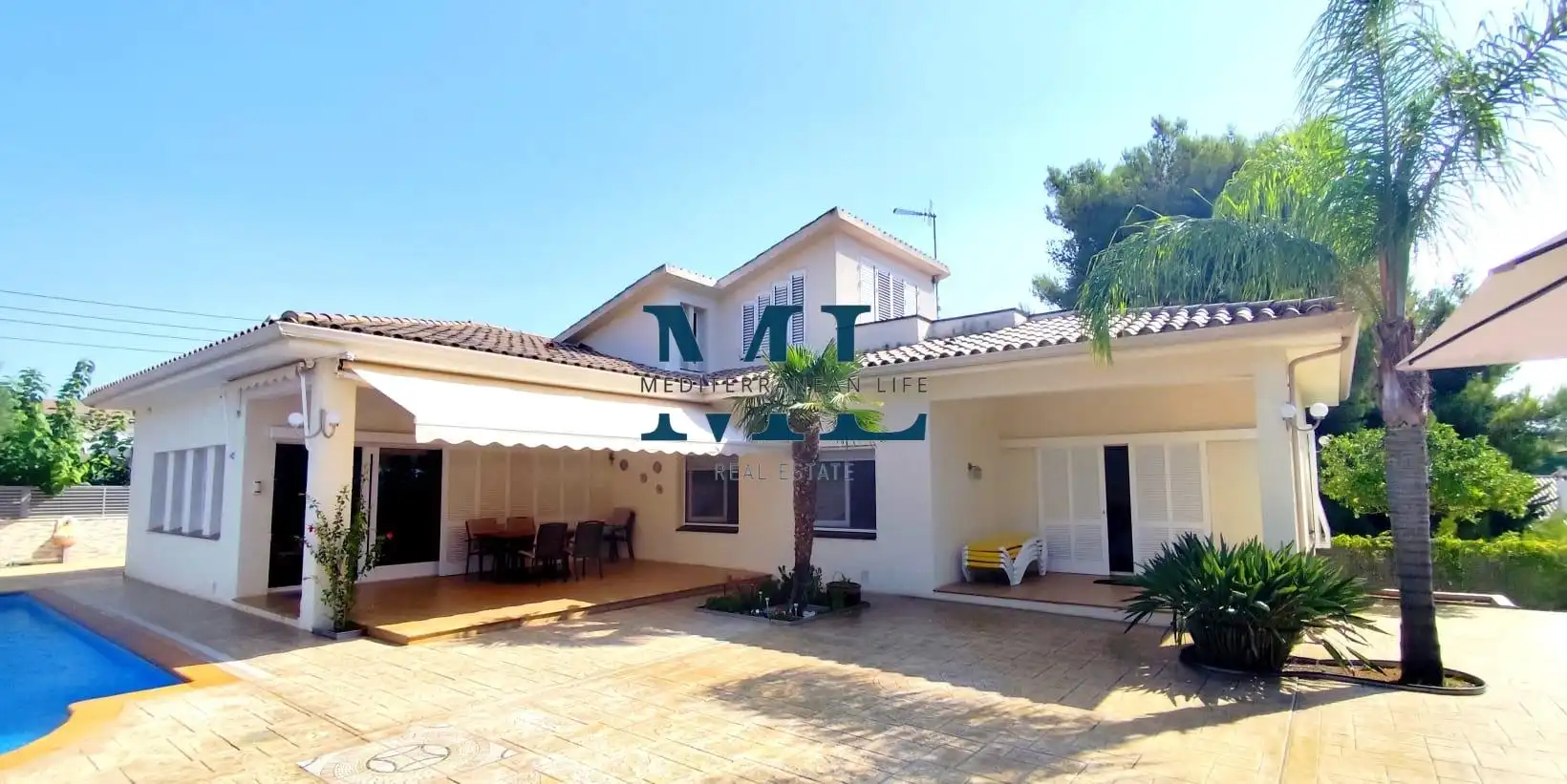 Exterior view of Houses for sale in Roda de Berà  with Heating and Swimming Pool