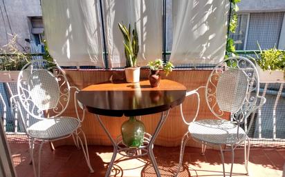 Terrace of Flat for sale in Santa Coloma de Gramenet  with Air Conditioner, Terrace and Furnished