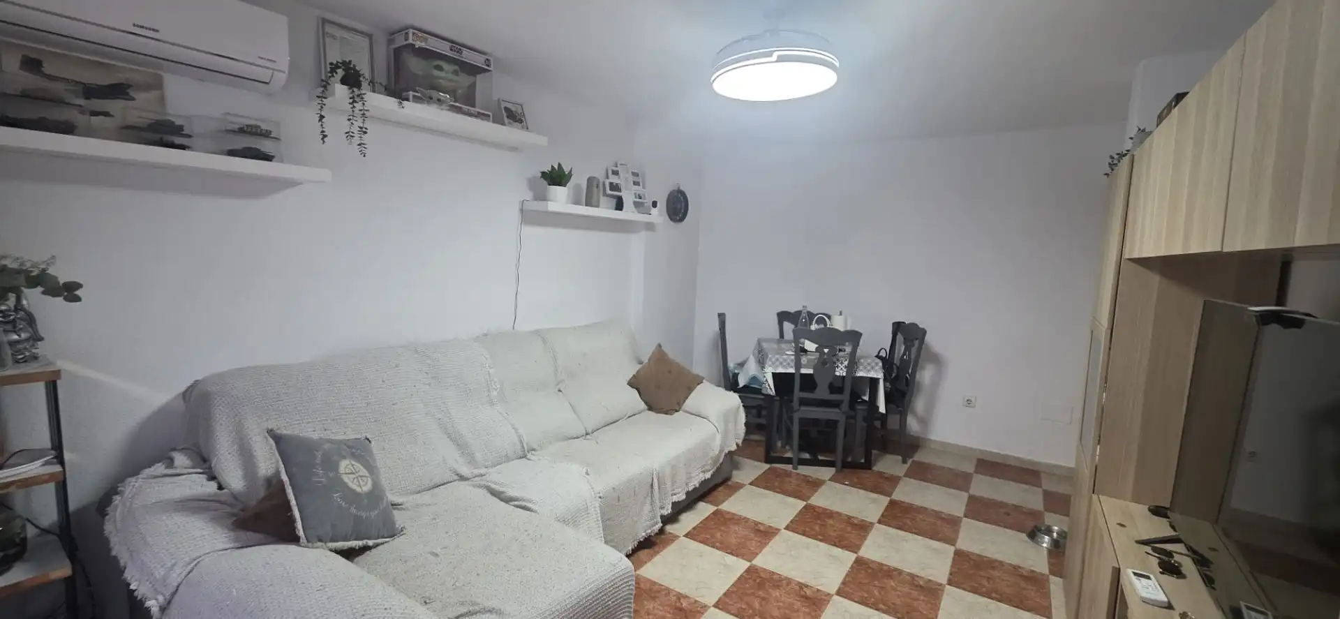 Wohnzimmer von Wohnung zum Verkauf in Alhaurín de la Torre mit Klimaanlage und Waschmaschine