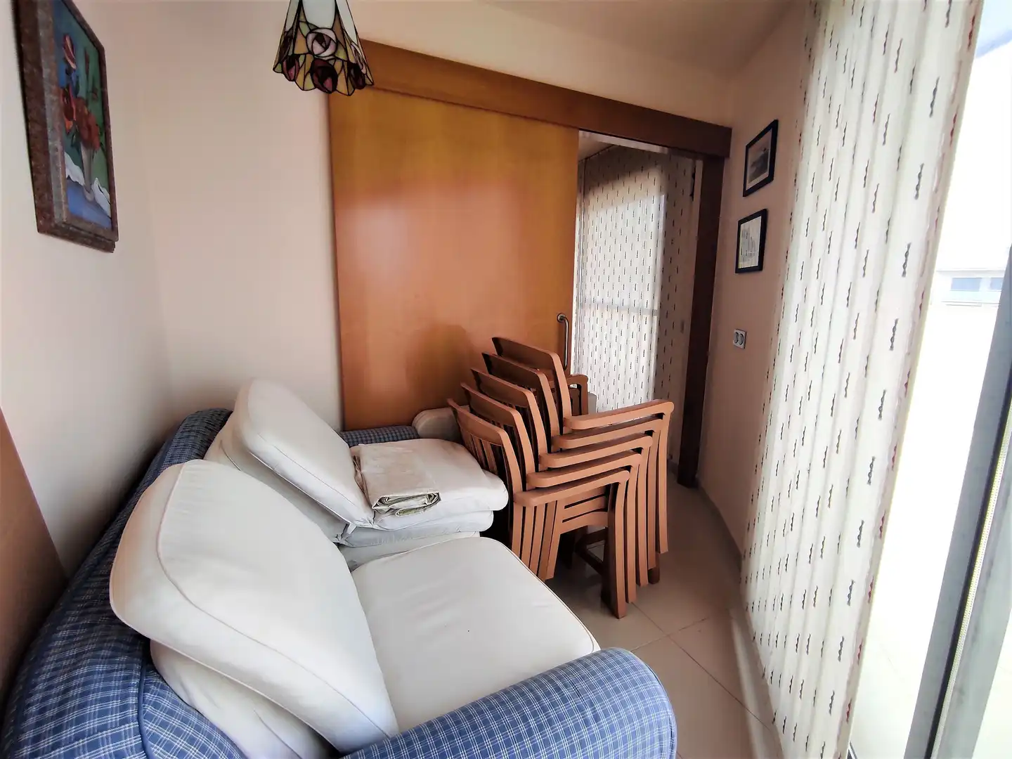 Sala d'estar de Àtic en venda en La Ràpita amb Aire condicionat i Terrassa