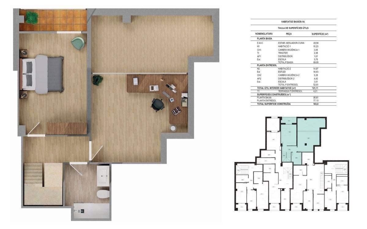 Duplex for sale in Montilivi