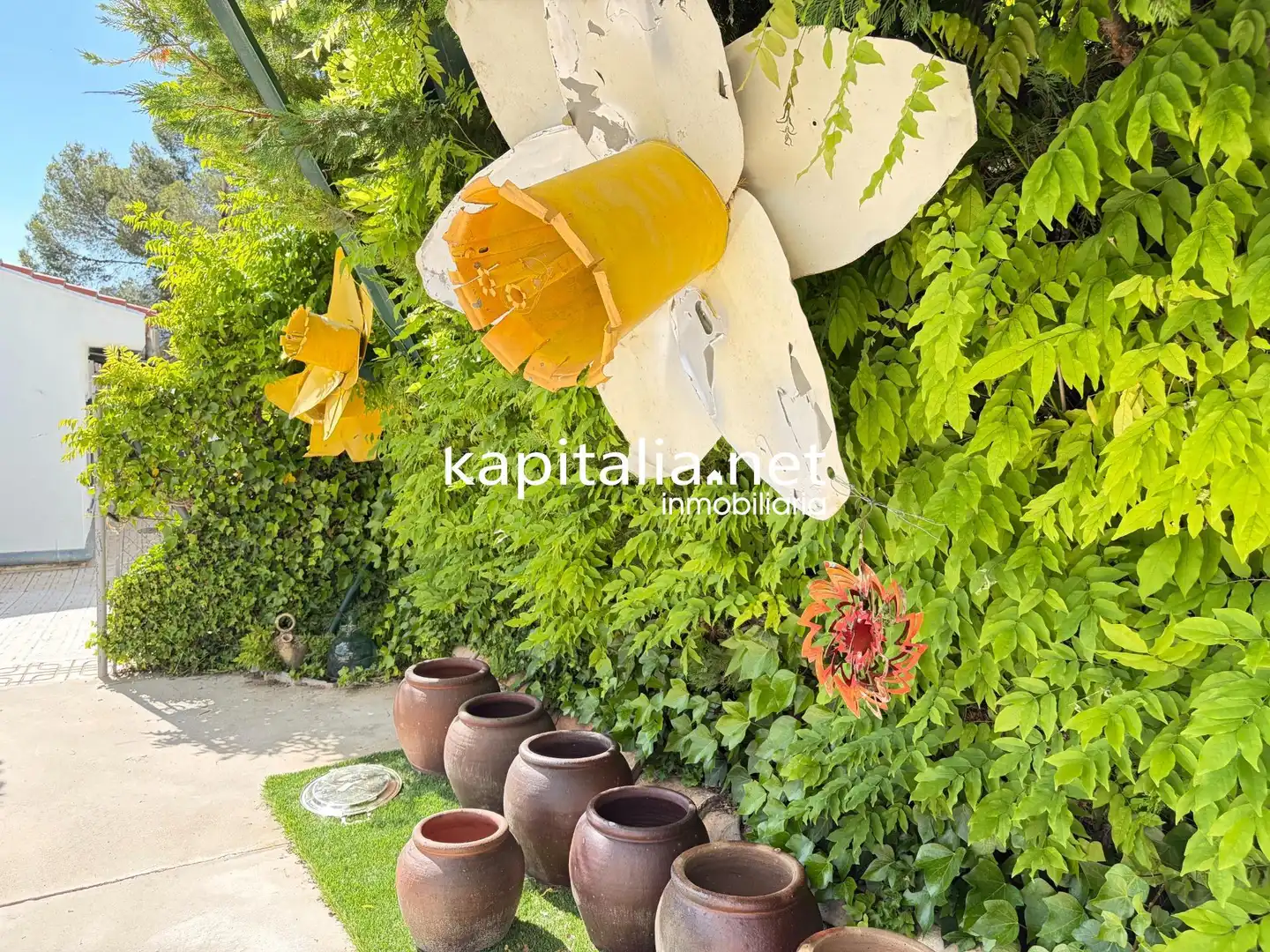 Garden of Houses for sale in Millena  with Heating, Terrace and Swimming Pool
