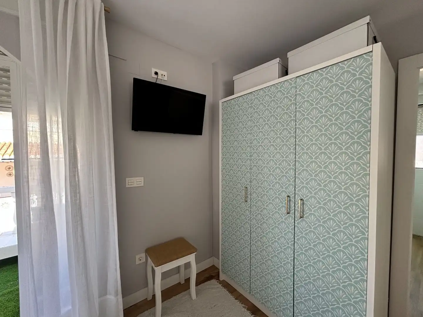 Dormitori de Apartament de lloguer en Pilar de la Horadada amb Aire condicionat, Calefacció i Jardí privat
