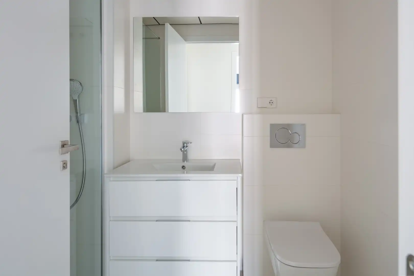 Baño de Apartamento en venta en Jávea / Xàbia con Aire acondicionado, Jardín privado y Terraza