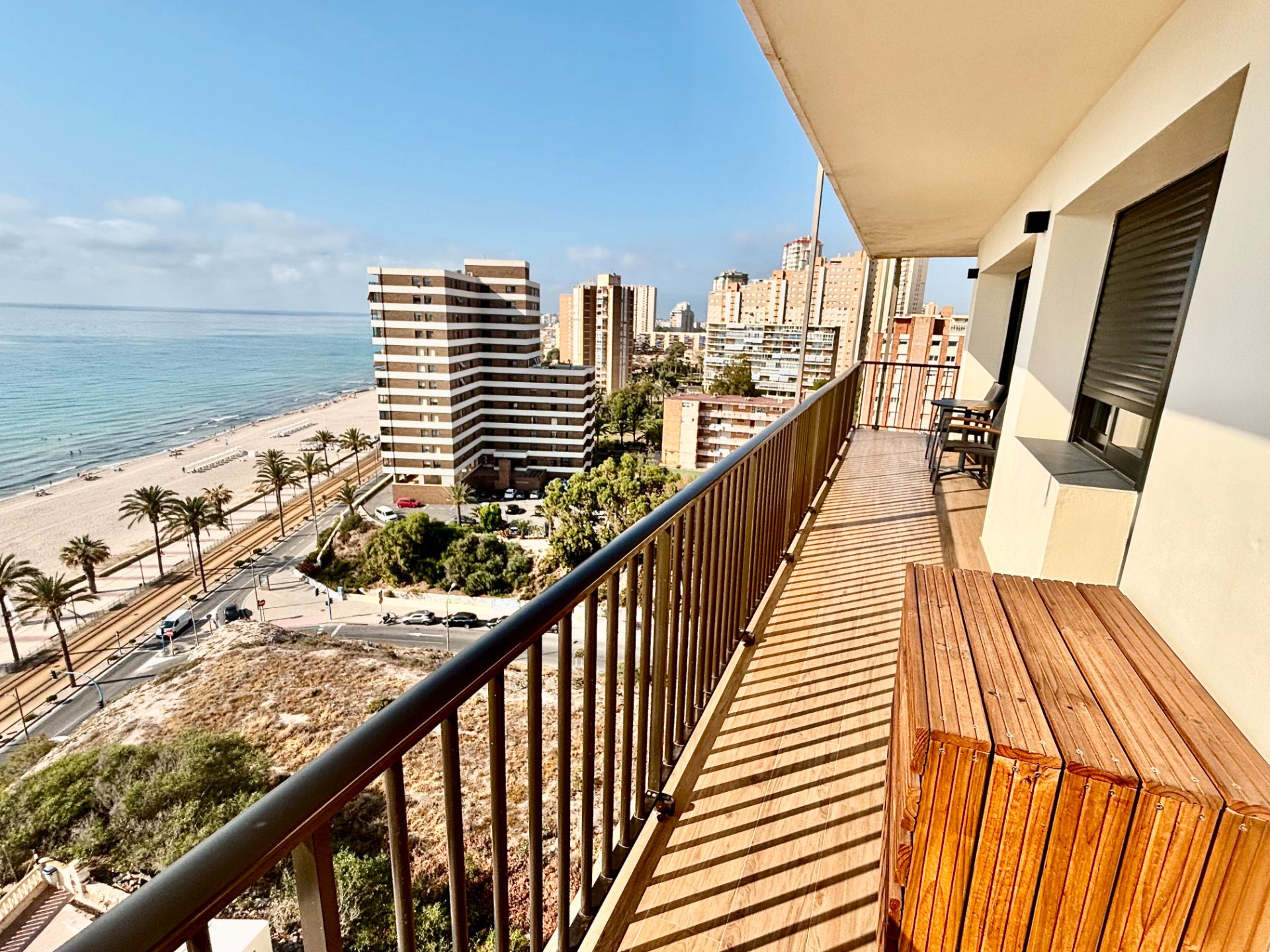 Bedroom of Flat for sale in El Campello  with Air Conditioner, Terrace and Community pool
