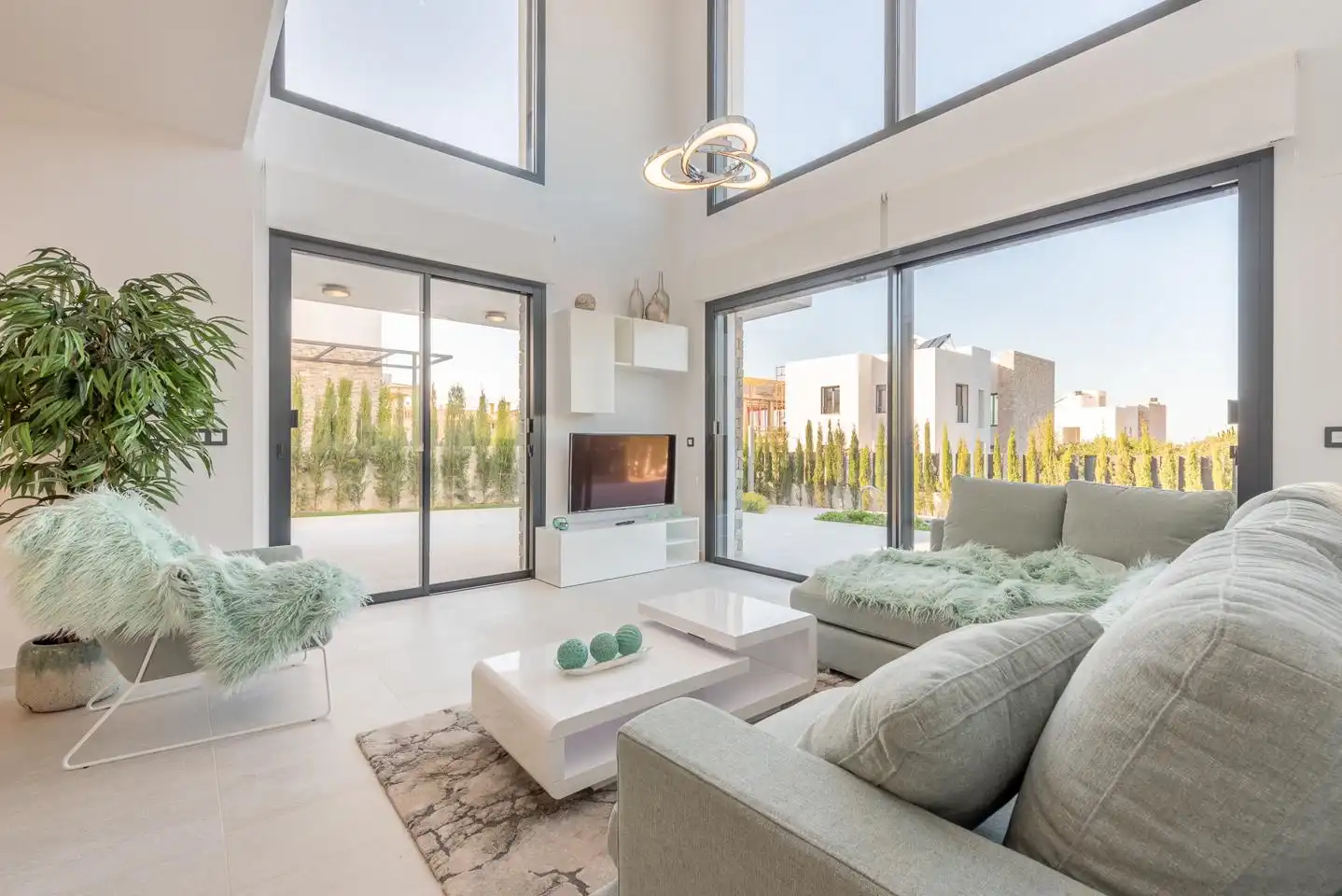 Sala d'estar de Casa o xalet en venda en Artà amb Aire condicionat, Jardí privat i Terrassa