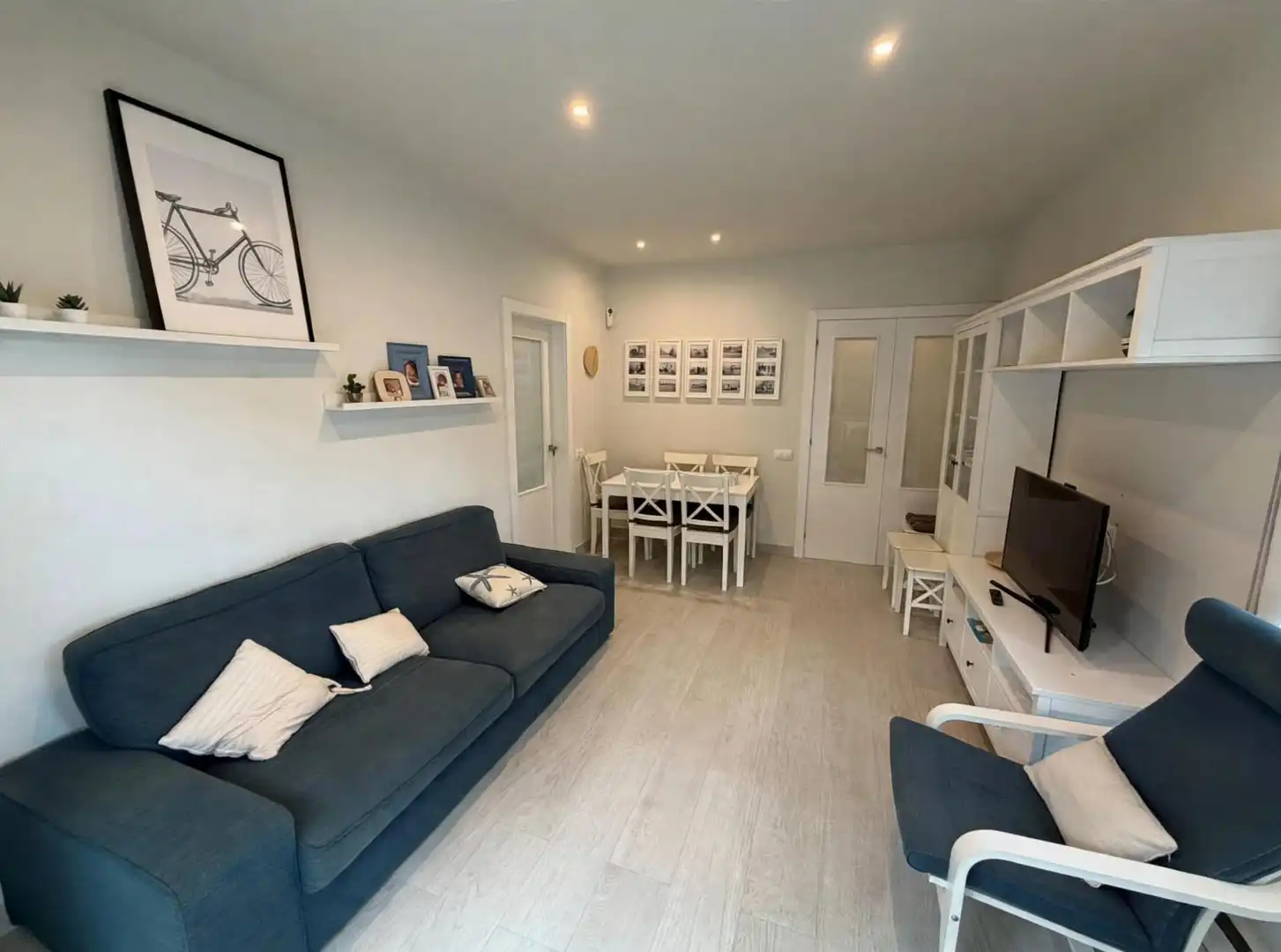 Sala de estar de Apartamento en venta en El Vendrell con Aire acondicionado, Calefacción y Amueblado