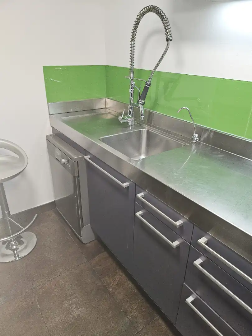 Kitchen of Flat for rent in Zaragoza  with Heating, Parquet flooring and Furnished