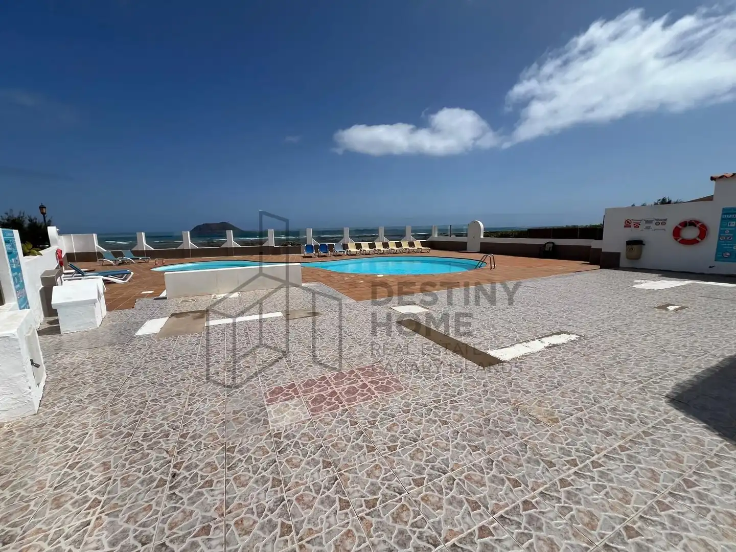 Piscina de Casa adosada en venda en La Oliva amb Terrassa i Piscina comunitària