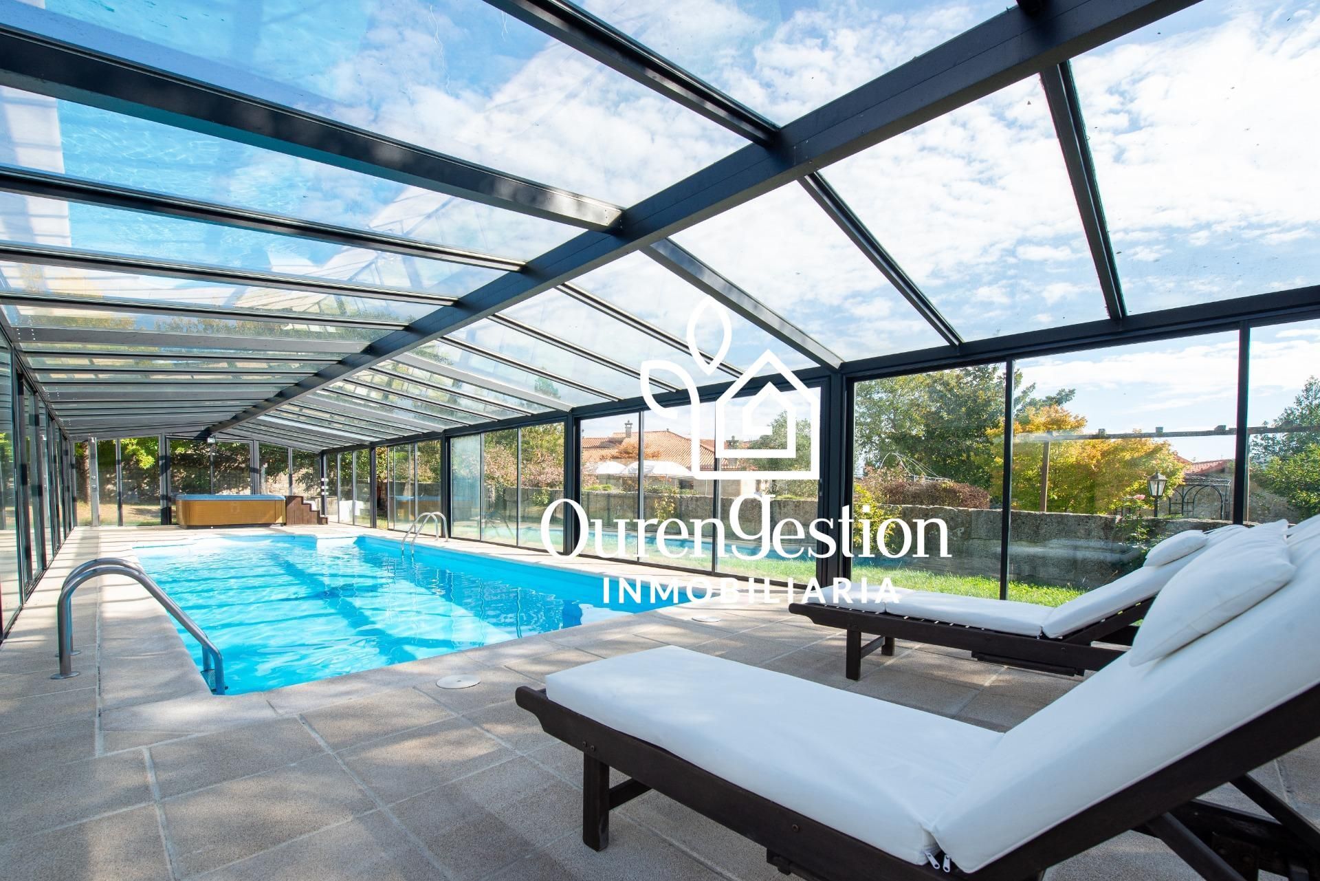 Piscina de Finca rústica en venda en Baltar amb Jardí privat, Terrassa i Piscina