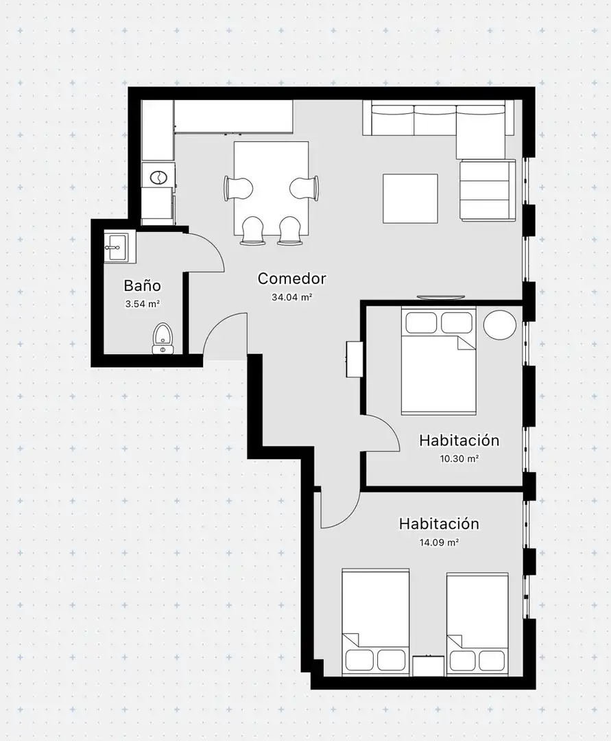 Wohnung zum Verkauf in Córdoba mit Klimaanlage, Heizung und Terrasse