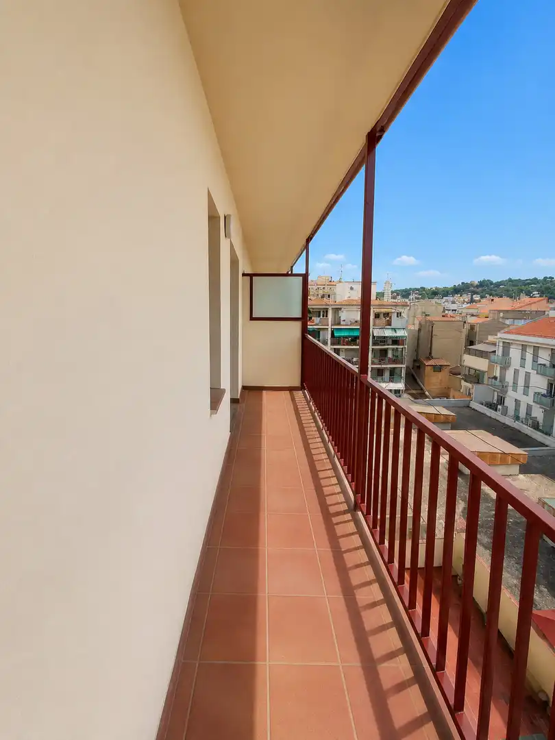 Balcony of Attic for sale in Girona  with Heating, Terrace and Storage room