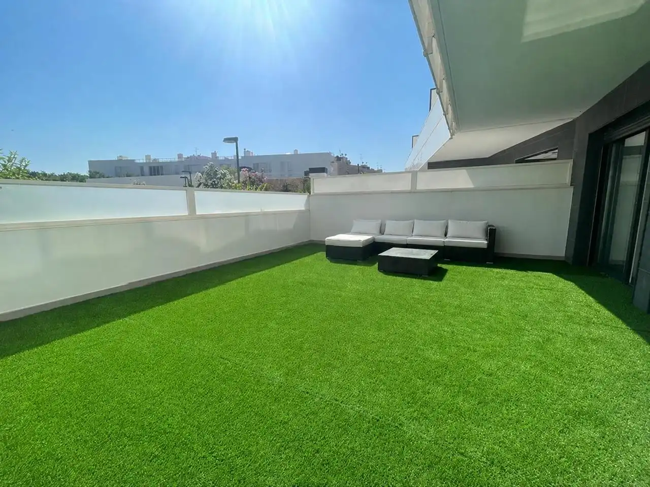 Terrassa de Planta baixa de lloguer en Eivissa amb Aire condicionat, Terrassa i Moblat