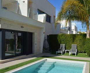 Swimming pool of House or chalet for sale in Pilar de la Horadada  with Air Conditioner, Heating and Private garden