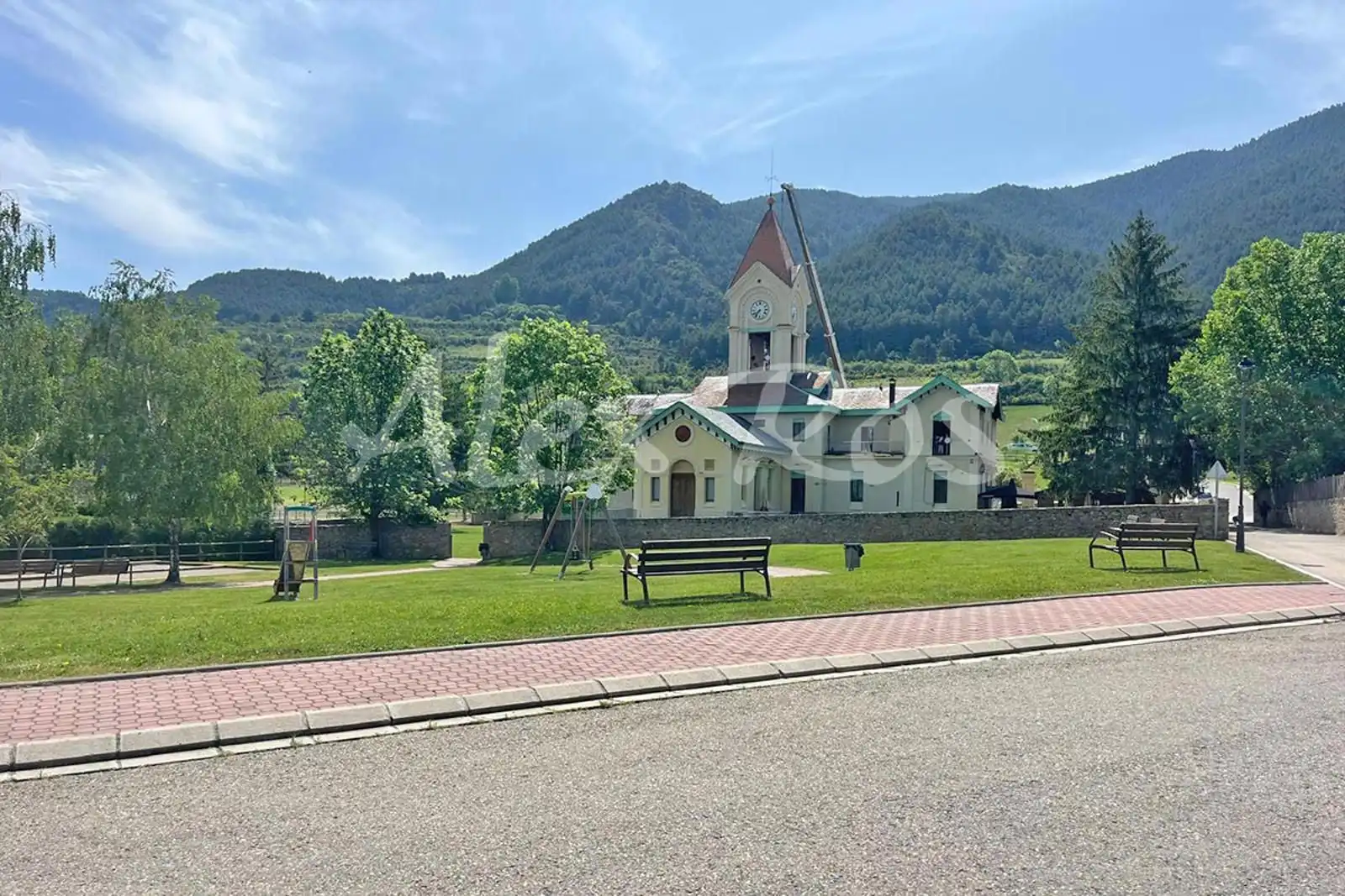 Vista exterior de Terreno en venta en Das, Girona