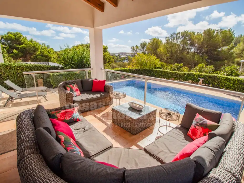 Terrassa de Casa o xalet en venda en Es Mercadal amb Aire condicionat, Jardí privat i Terrassa
