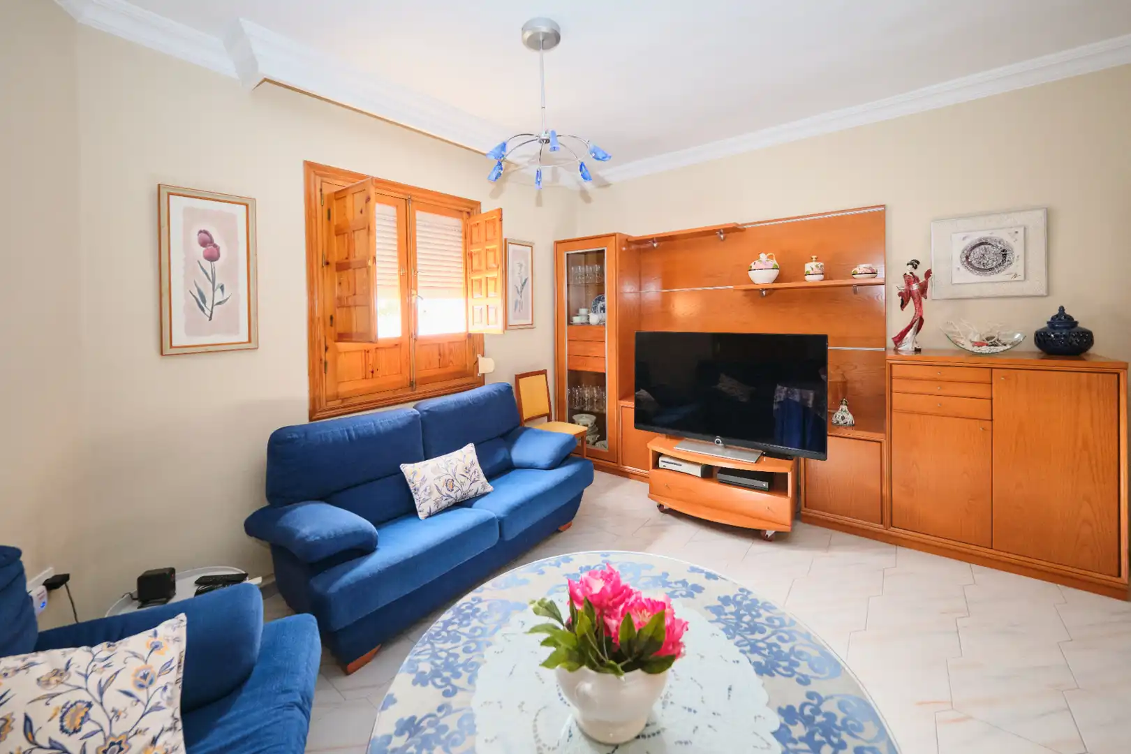 Sala de estar de Piso en venta en Granada con Aire acondicionado y Amueblado