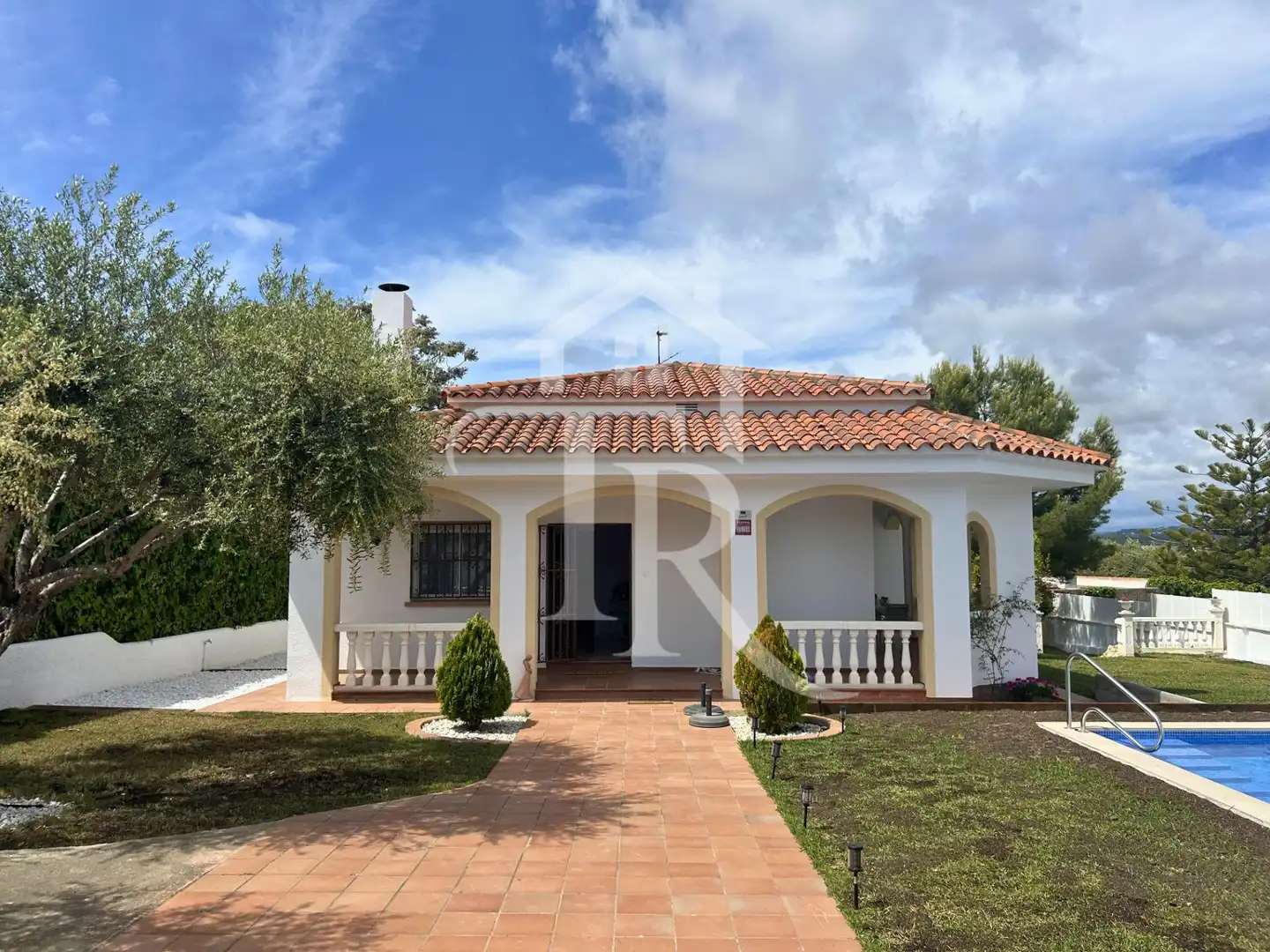 Exterior view of Houses for rent in Roda de Berà  with Private garden, Swimming Pool and Furnished