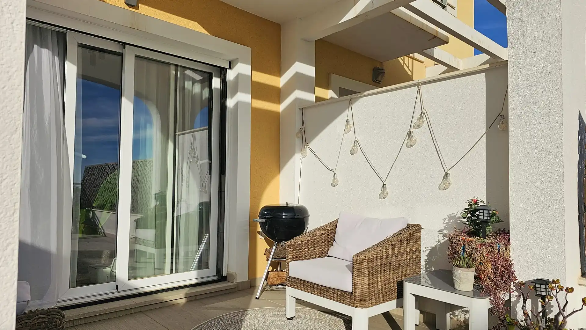 Terraza de Casa adosada en venta en Calpe / Calp con Aire acondicionado, Terraza y Amueblado