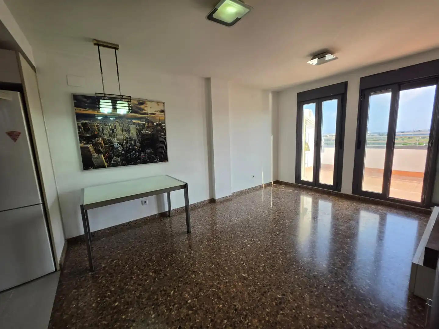 Living room of Attic for sale in Sagunto / Sagunt  with Air Conditioner, Terrace and Storage room