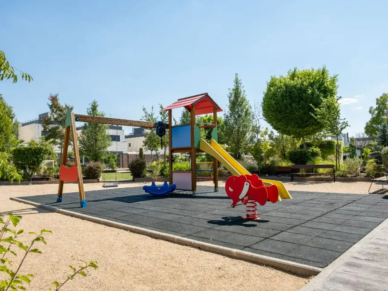 Terrace of Flat for sale in Boadilla del Monte  with Air Conditioner, Private garden and Parquet flooring