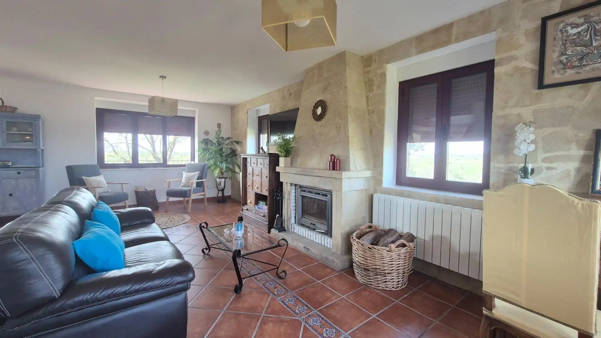 Sala de estar de Casa o chalet en venta en Cipérez con Piscina