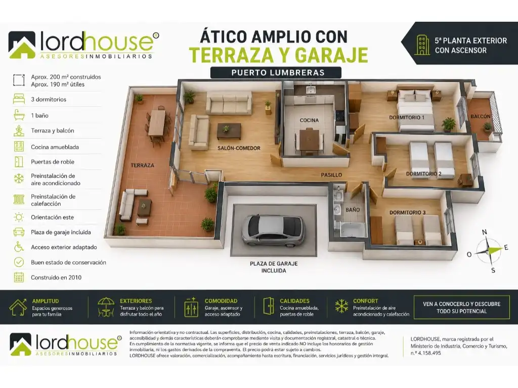 Penthouse with lift for sale in Avenida Juan Carlos, imagen 30