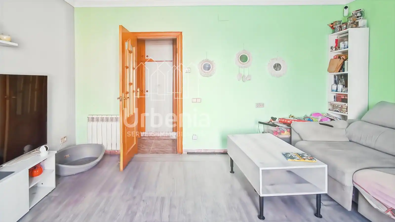 Sala de estar de Piso en venta en Palafolls con Aire acondicionado, Calefacción y Terraza