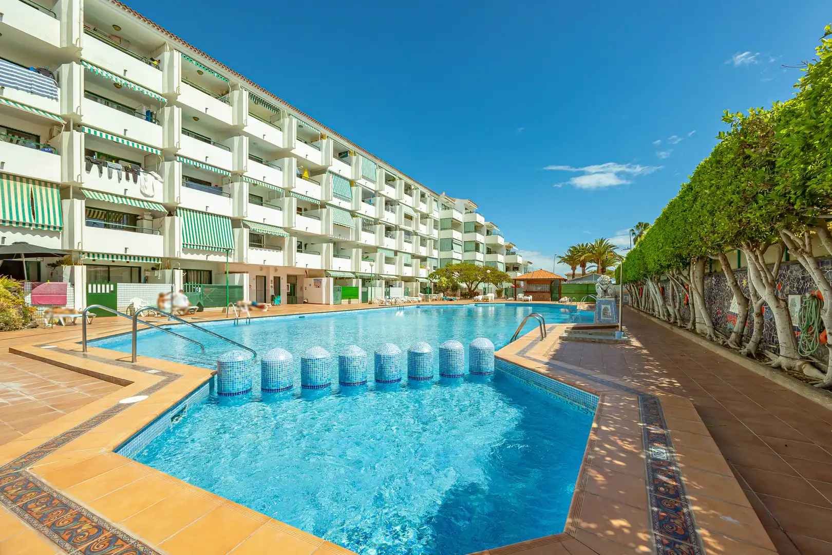 Piscina de Piso en venta en San Bartolomé de Tirajana con Terraza, Piscina y Amueblado