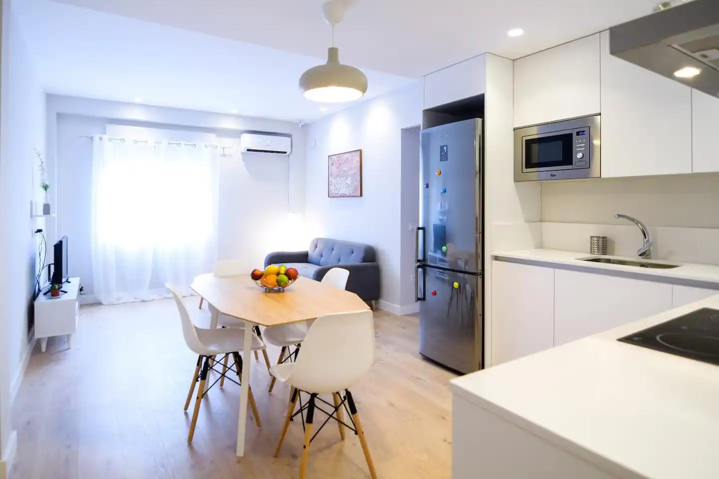 Kitchen of Flat for rent in Terrassa  with Air Conditioner and Furnished