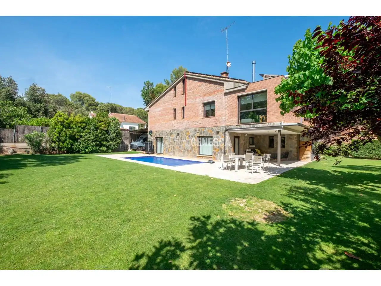 Jardín de Casa o chalet en venta en Matadepera con Aire acondicionado, Calefacción y Jardín privado