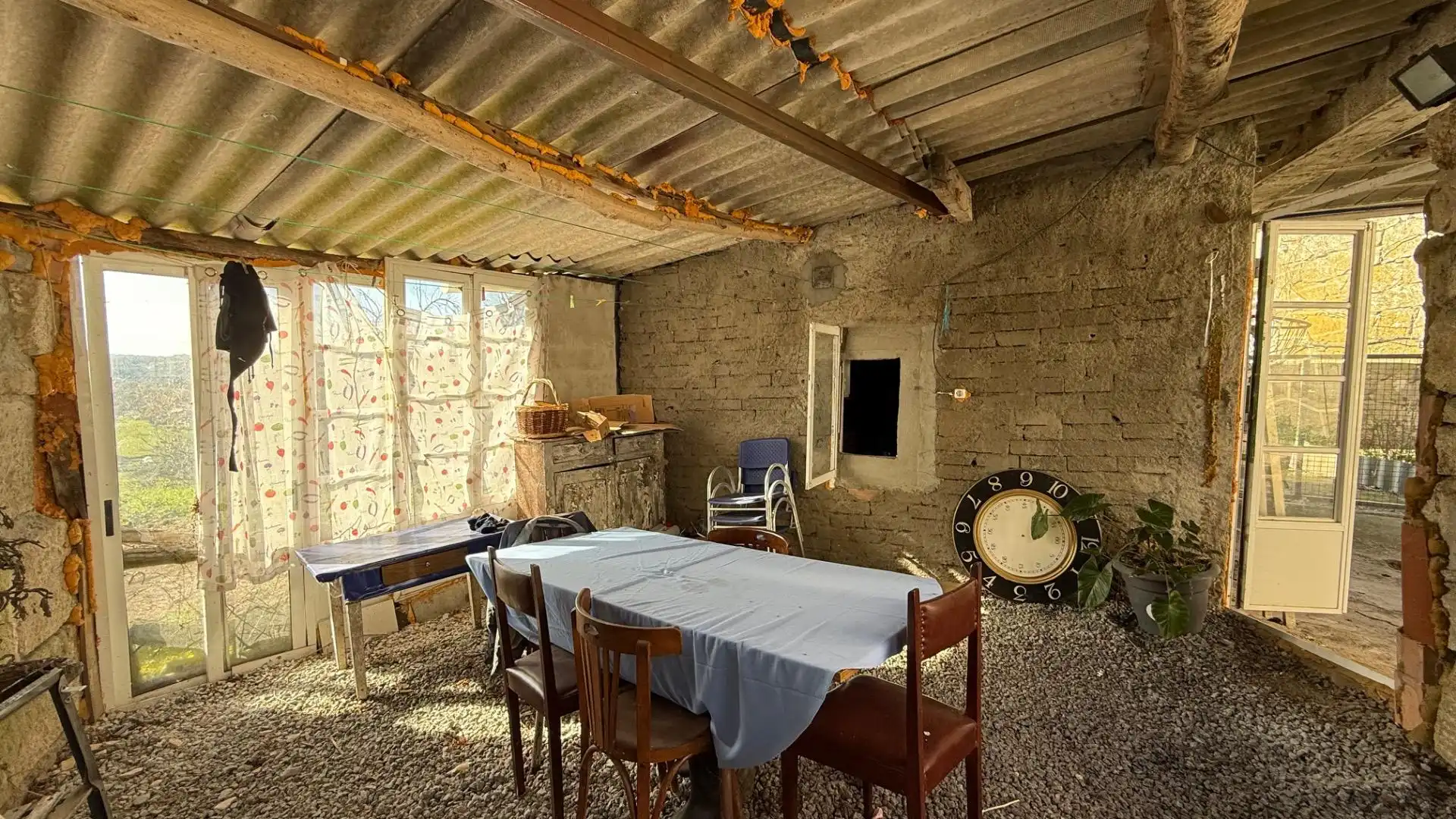 Comedor de Finca rústica en venta en Allariz con Jardín privado, Terraza y Amueblado