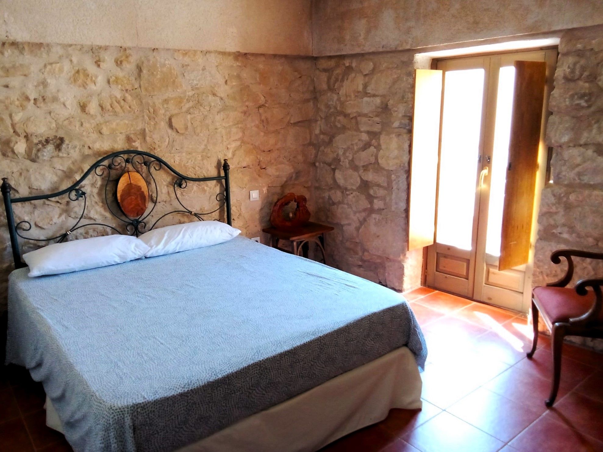 Bedroom of House or chalet for sale in Torre del Compte  with Heating, Terrace and Balcony