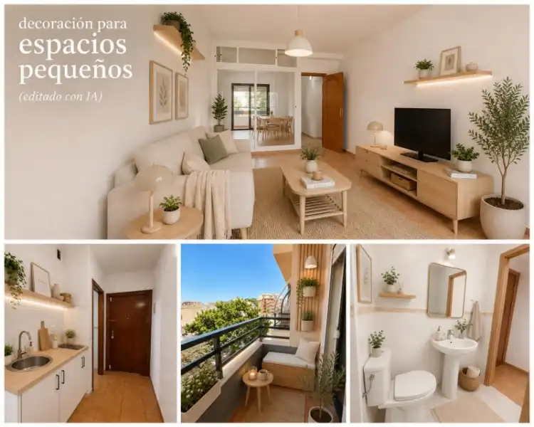 Sala de estar de Estudio en venta en Torremolinos con Terraza y Balcón