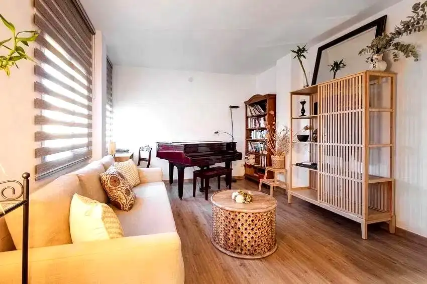Wohnzimmer von Haus oder Chalet zum Verkauf in Málaga mit Klimaanlage, Heizung und Privatgarten
