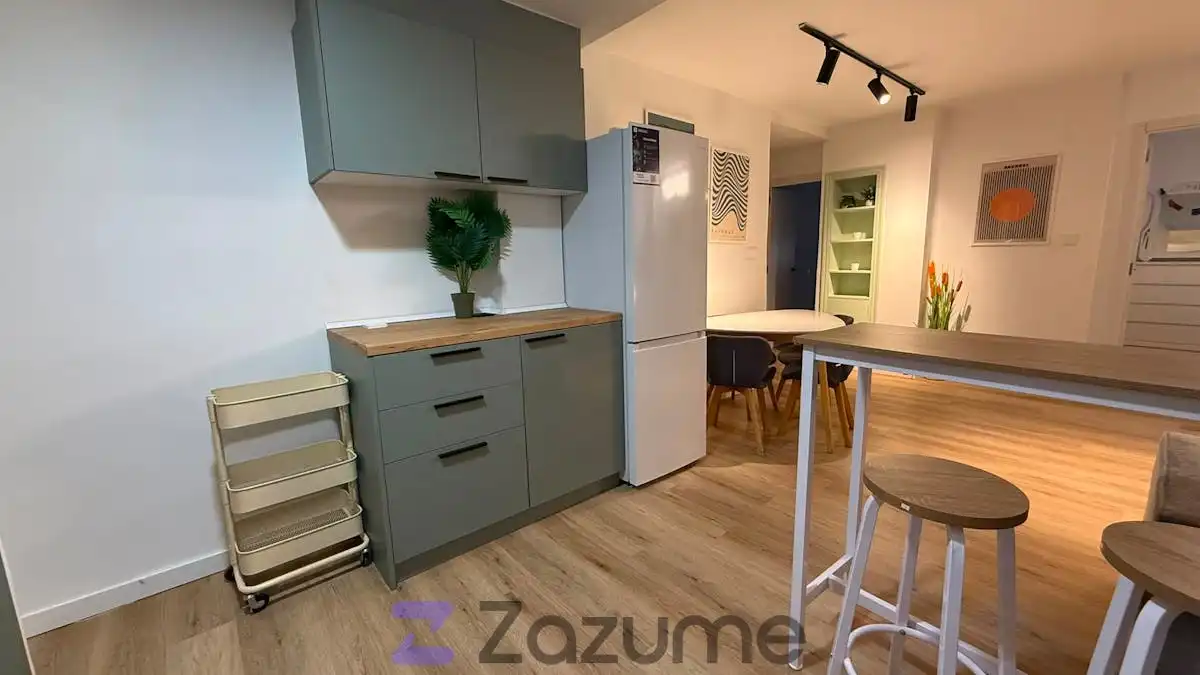 Kitchen of Flat for rent in Murcia  with Terrace, Furnished and Oven