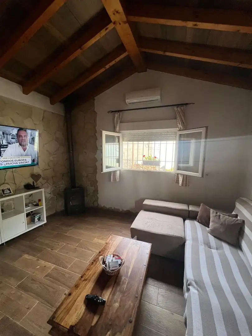 Sala d'estar de Finca rústica en venda en Vejer de la Frontera amb Jardí privat i Piscina
