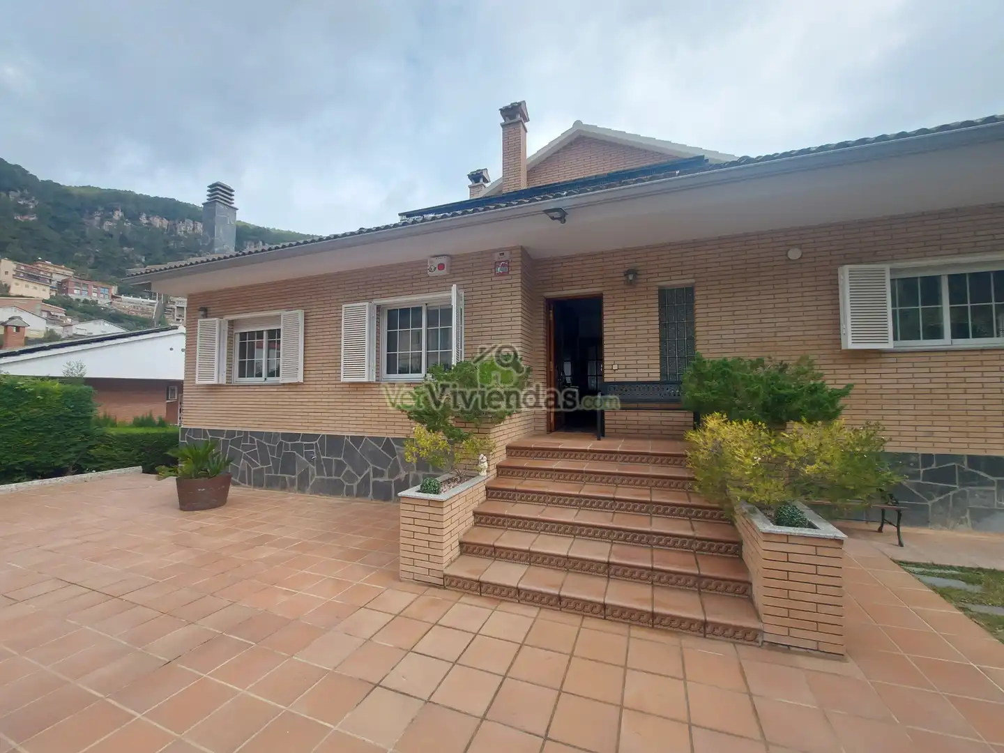 Vista exterior de Casa o chalet en venta en Vallirana con Calefacción, Jardín privado y Terraza