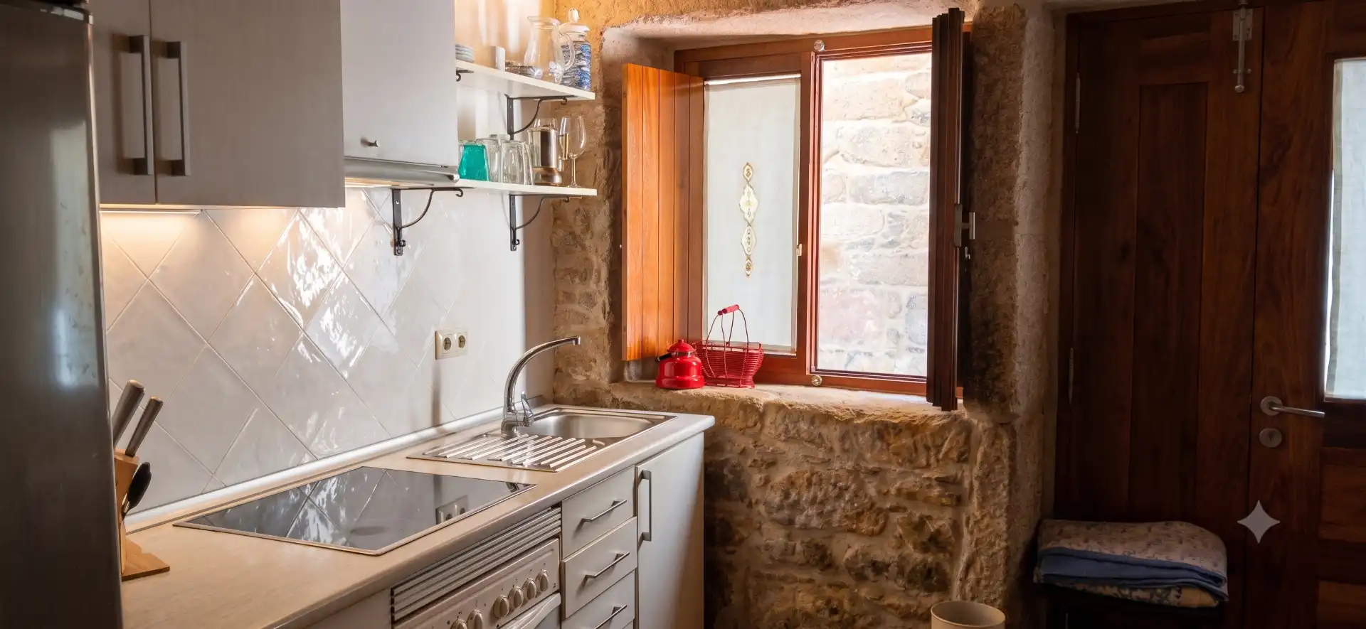 Cocina de Casa o chalet en venta en Muros con Amueblado