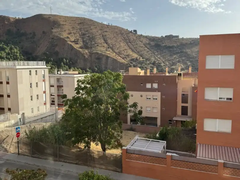 Exterior view of Flat for sale in  Granada Capital  with Air Conditioner, Terrace and Swimming Pool