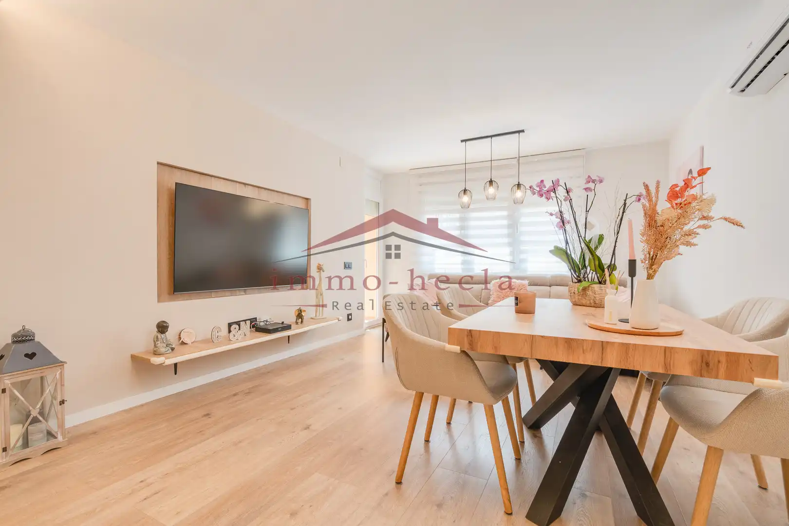 Wohnzimmer von Wohnung zum Verkauf in Santa Margarida de Montbui mit Heizung und Balkon