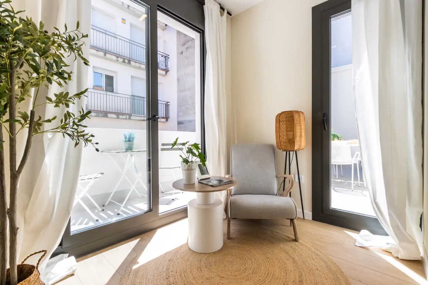 Terrasse von Wohnung zum Verkauf in Terrassa mit Klimaanlage, Heizung und Terrasse
