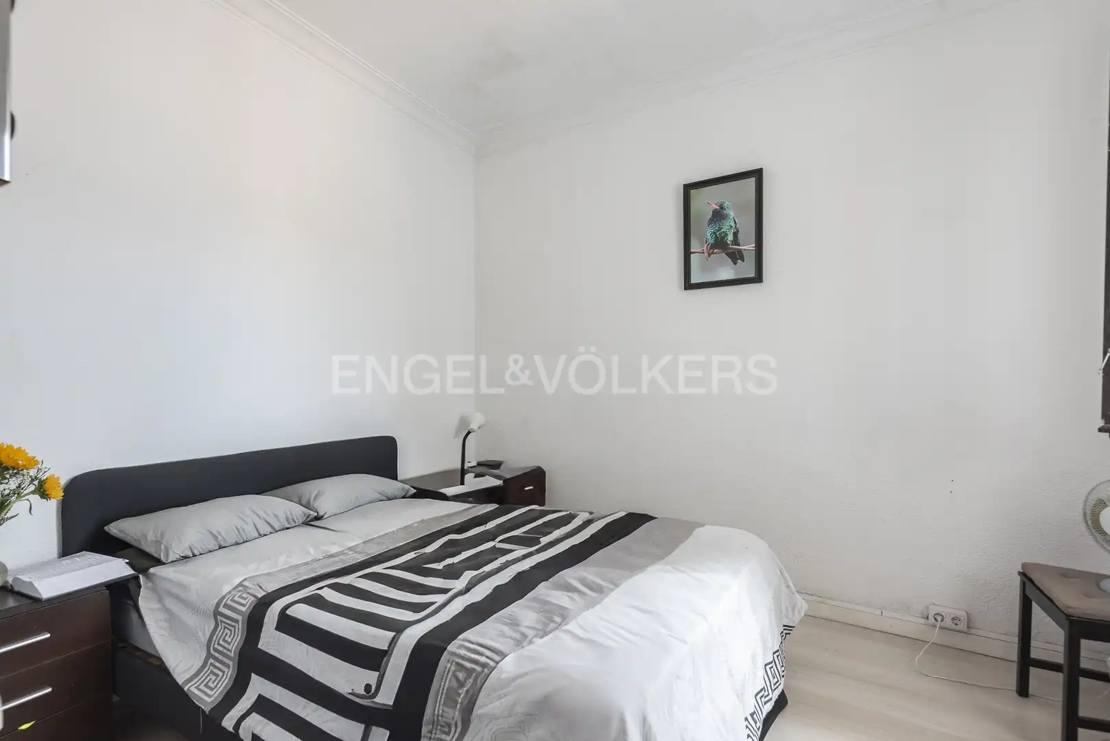Schlafzimmer von Wohnung zum Verkauf in Barcelona mit Heizung, Parkett und Terrasse